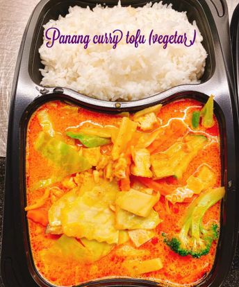 Panang Curry tofu vegetar